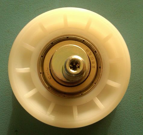 Rueda nylon para puerta automática de cristal. Modelo Bravo