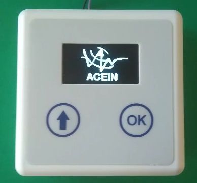 Selector de control para puertas automáticas de cristal y enrollables de exterior