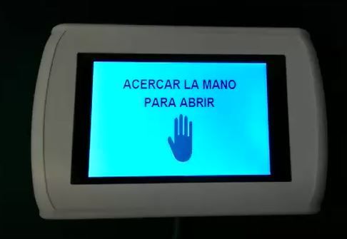 Detector proximidad con pantalla